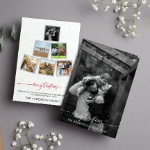 Moderne minimalistische kerst collage foto Feestda