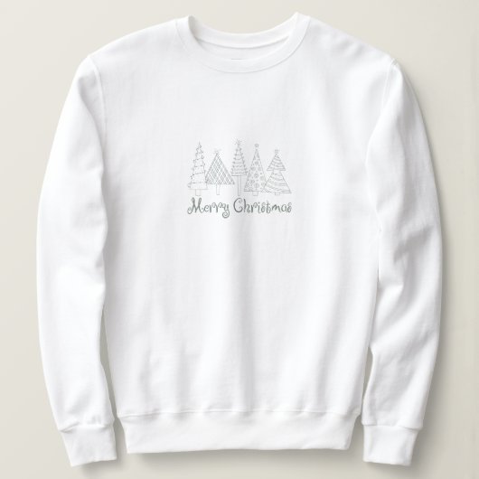 Moderne minimalistische kerst gezellig trui (Design voorkant)