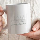 Moderne minimalistische kerst gezellig trui