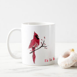 Moderne Minimalistische Kerst Kardinaal Koffiemok