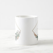 Moderne minimalistische kerst met eucalyptus koffiemok (Center)