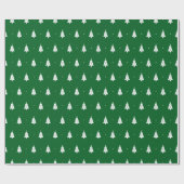 Moderne minimalistische kerstboom cadeaupapier (Vlak)
