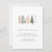 moderne minimalistische kerstfeestdag feestdagenkaart (Voorkant)