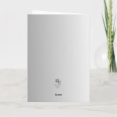 Moderne Minimalistische Kerstkaart Feestdagen Kaart (Achterkant)