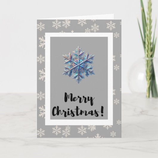 Moderne Minimalistische Kerstkaart Feestdagen Kaart (Voorkant)