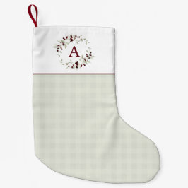 Moderne Minimalistische Kerstkrans met Kersthulsta Kleine Kerstsok