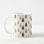 Moderne Minimalistische Kerstmok Koffiemok (Links)