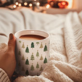 Moderne Minimalistische Kerstmok Koffiemok