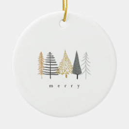 moderne , minimalistische kerstversiering keramisch ornament