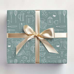 Moderne Minimalistische Keuken Kookgerei Cadeaupapier