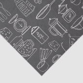 Moderne minimalistische keuken kookgerei tissuepapier (Detail)