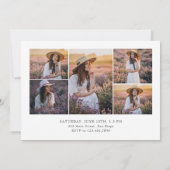 Moderne minimalistische klasse van 2024 6 foto Afs Kaart (Achterkant)