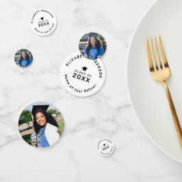 Moderne minimalistische klasse van 2024 Afstuderen Confetti