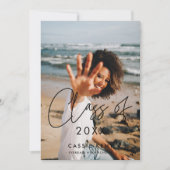 Moderne minimalistische Klasse van 2025 afstuderen Aankondiging (Voorkant)