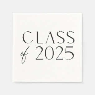Moderne minimalistische klasse van 2025 servetten