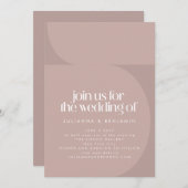 Moderne minimalistische kleurenblokmuis kaart (Voorkant / Achterkant)