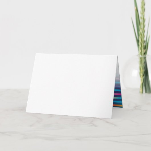 Moderne Minimalistische Kleurrijke Gradiënt Ontwer (Achterkant)