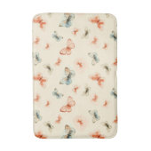 Moderne minimalistische kleurrijke vlinders badmat (Voorkant Verticaal)