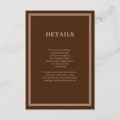 Moderne minimalistische koffie-omslag kaart (Voorkant)