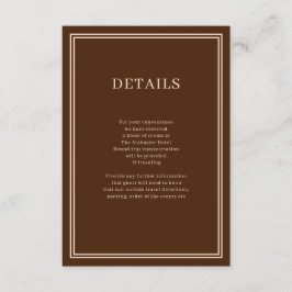 Moderne minimalistische koffie-omslag kaart