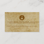 Moderne minimalistische  koffiekopjes Loyalty Kaar Visitekaartje (Achterkant)