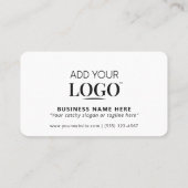 Moderne minimalistische kortingscoupon voor zakeli kortingskaartje (Achterkant)