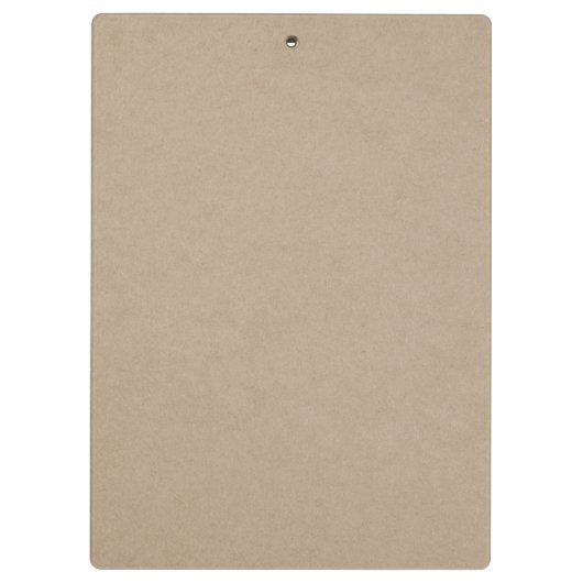 Moderne minimalistische Kraft Klembord (Achterkant)