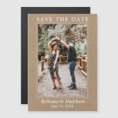 Moderne minimalistische Kraft Magnetic Save the Da (Voorkant / Achterkant)