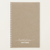 Moderne minimalistische kraft Planner (Voorkant)