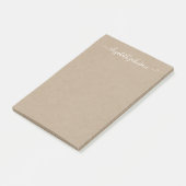 Moderne minimalistische Kraft Post-It Notes (Schuin)