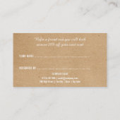 Moderne minimalistische Kraft Professional Aanbevelingskaartje (Achterkant)