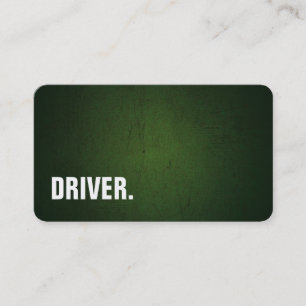 Moderne Minimalistische Krijtbord CHAUFFEUR Profes Visitekaartje