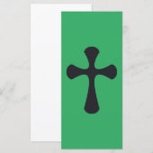 Moderne Minimalistische Kruis Hedendaagse Christel (Voorkant / Achterkant)