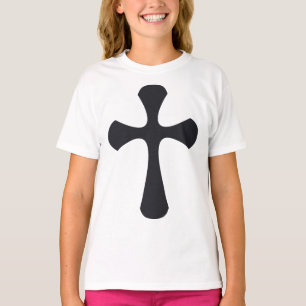 Moderne Minimalistische Kruis Hedendaagse Christel T-shirt