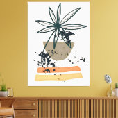 Moderne minimalistische kunst canvas afdruk (Insitu (Woonkamer))