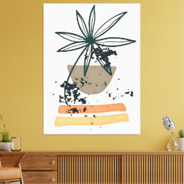 Moderne minimalistische kunst canvas afdruk