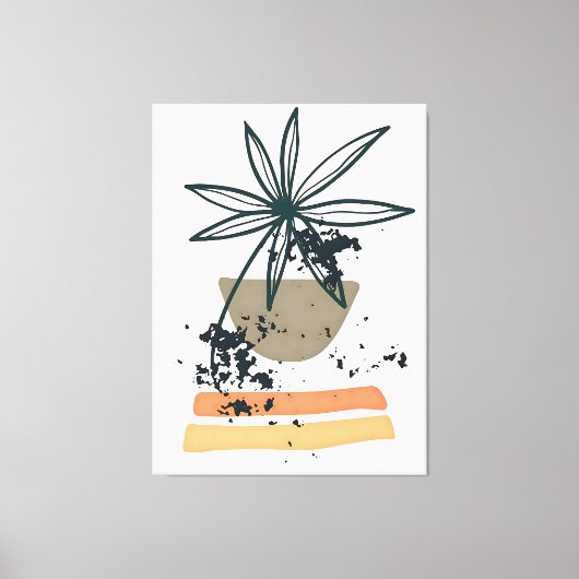 Moderne minimalistische kunst canvas afdruk (Voorkant)