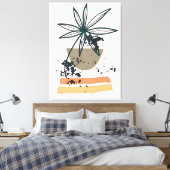 Moderne minimalistische kunst canvas afdruk (Insitu (Slaapkamer))