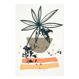 Moderne minimalistische kunst foto afdruk