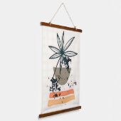 Moderne minimalistische kunst hangend wandkleed (Gebogen)