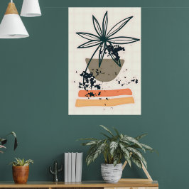 Moderne minimalistische kunst poster
