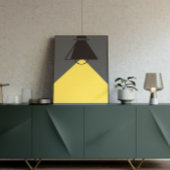Moderne Minimalistische Lamp Muurkunst Print |