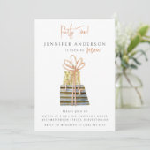 Moderne minimalistische legant Kind geboortedag Kaart (Staand voorkant)