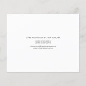 Moderne, minimalistische legant professional flyer (Achterkant)