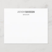 Moderne, minimalistische legant professional flyer (Voorkant)