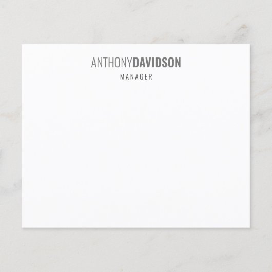 Moderne, minimalistische legant professional flyer (Voorkant)