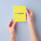 Moderne, minimalistische legant professional flyer (Hand)