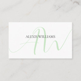 Moderne, minimalistische legant Script Professiona Visitekaartje