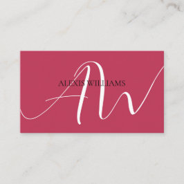 Moderne, minimalistische legant Script Professiona Visitekaartje