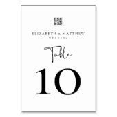 Moderne minimalistische legante eenvoudige bruilof kaart (Voorkant)